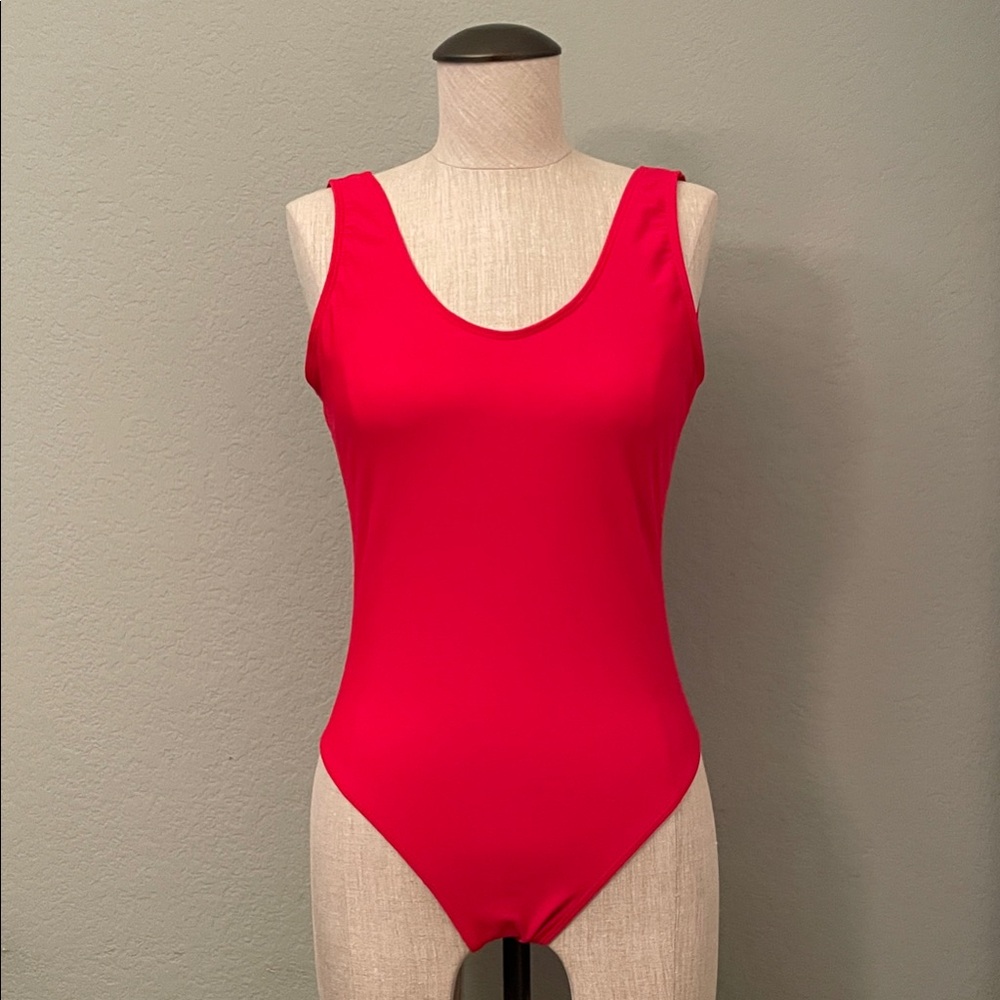 Women's Red One-Piece Swimsuit